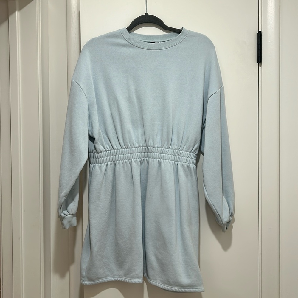 Divided sweater dress